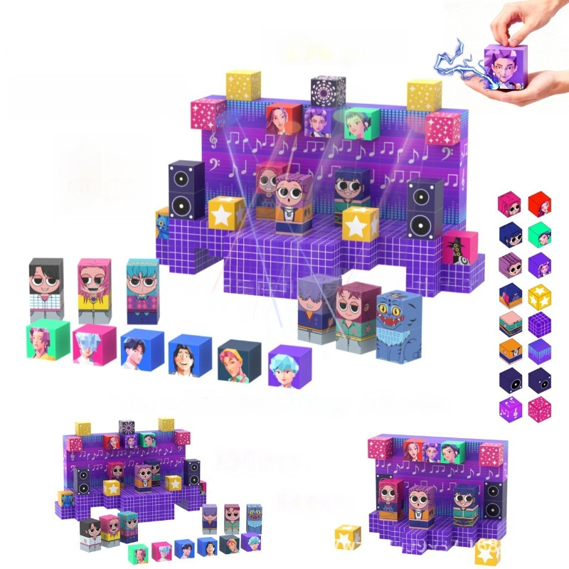 150pcs/set Squad Magnetic building block Toys Magnetic building blocks assembly educational toys for