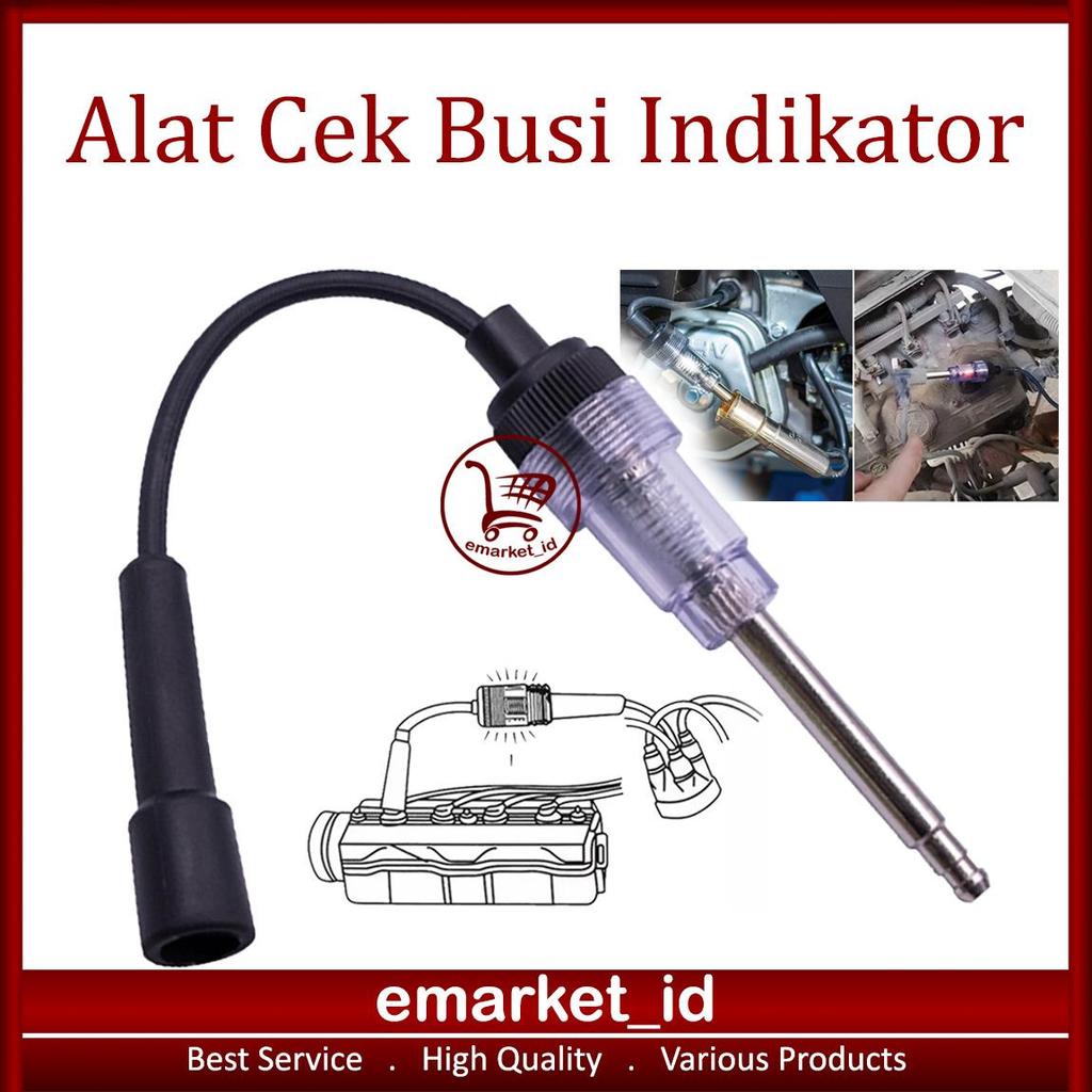 EM Alat Cek Busi AJ64 / Ignition Spark Tester Indikator Penguji Tes / Pengapian Geartronic / Uji Mob