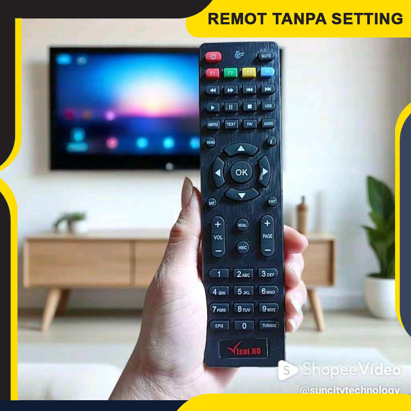 Remot / Remote Receiver Parabola VISAT HD /NINMEDIA HD - Langsung Konek