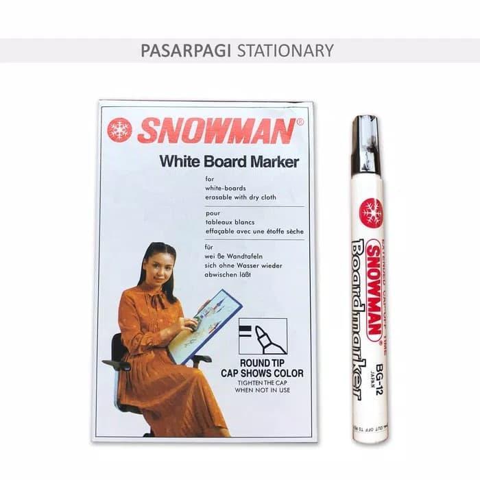 Spidol white board snowman