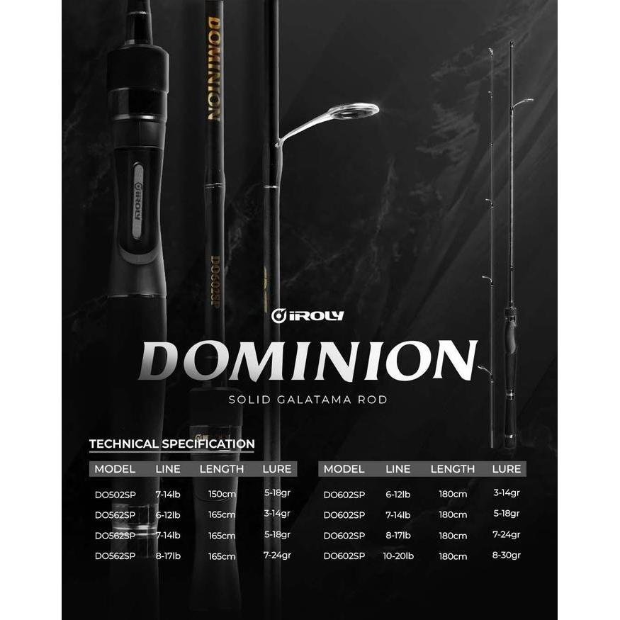Rod SPINNING IROLY DOMINION SOLID CARBON GALATAMA