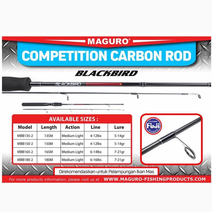 Rod MAGURO BLACKBIRD 150-165-180 cm