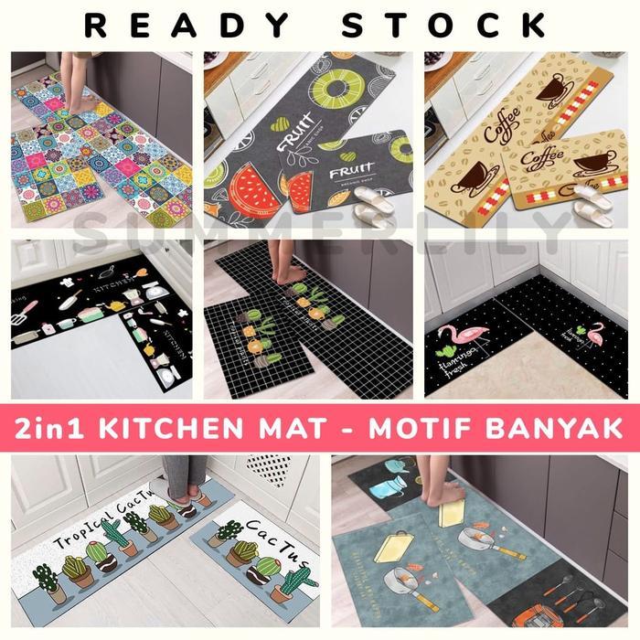 KESET DAPUR 2 IN 1 DAPAT 2 PCS KESET DAPUR CANTIK/KESET DAPUR ANTISLIP