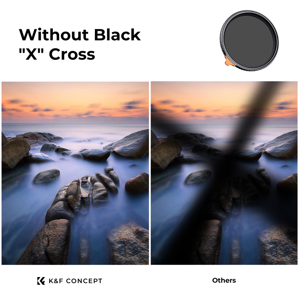 K&F CONCEPT Nano-X True Color Variable ND2-32 ND Filter Ultra-thin HD Ultra-thin HD ND Filter