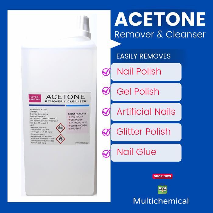 aseton pembersih kutek - Acetone - 1 liter