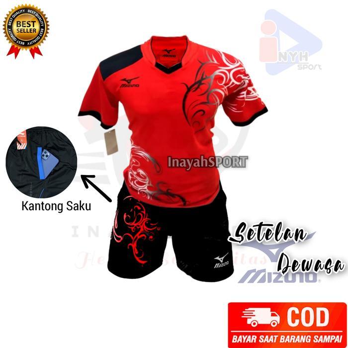 ORIGINAL Setelan OlahPria dan Wanita Baju Badminton Voli Futsal READY STOCK