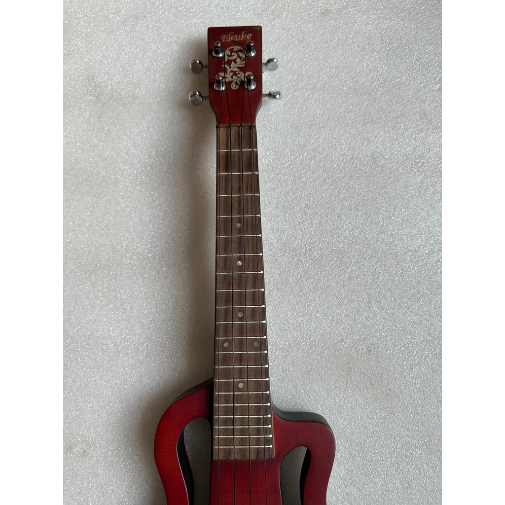 Stock Slate Defect Electric Ukulele 23 Inch Portable Travel Concert Solid Wood Ukulele Silent