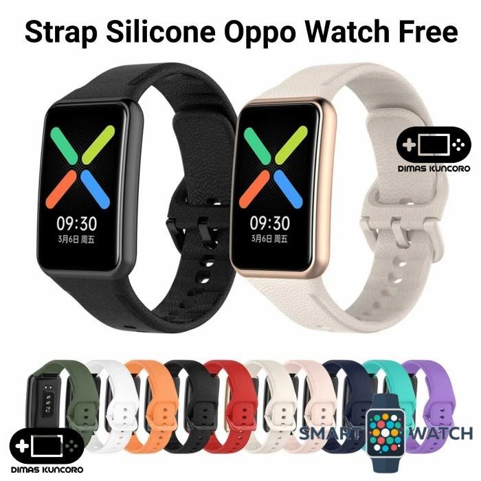 Strap Silicone Oppo Watch Free Silicon Tali Jam Tangan Karet Rubber Oppo Watch Free