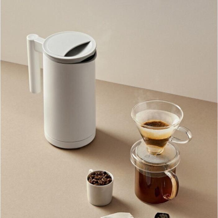 Kris Teko Listrik Double Wall - Putih Double Wall Electric Kettle