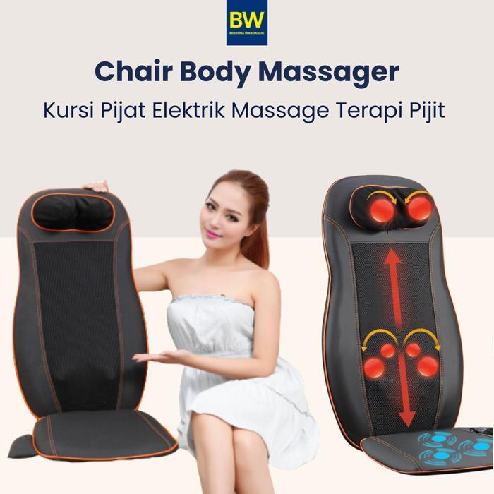 NEW Alat Massage Badan Punggung Kursi Pijat Elektrik Massage Terapi Pijit Shiatsu Chair Body Massage