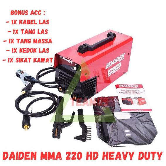 DAIDEN Welding MMA 220 HD HEAVY DUTY Trafo Mesin Las MMA 220 HD DAIDEN