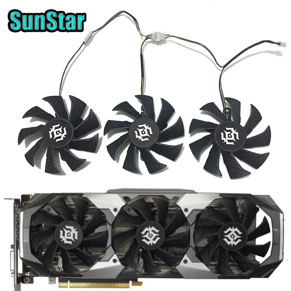 NEW 87MM GTX 1060 GTX 1070 Video Card Cooling Fan For ZOTAC GTX1060 GTX1070 D5 X-Gaming OC M3 GPU