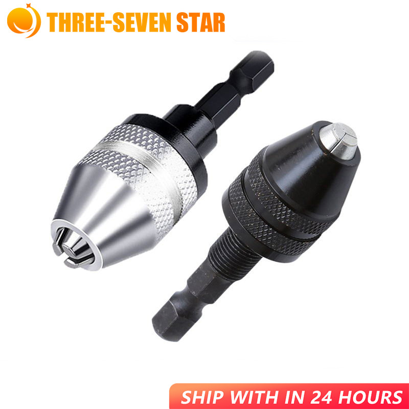 Drill Chuck Keyless Screwdriver Impact Driver Adapter Electric Micro Motor Clamp Mini Chuck Fixture 