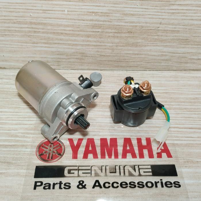 Paket Dinamo Stater Starter + Bendik / Relay Stater Motor Fizr - Sigma - Alfa Motorcycle