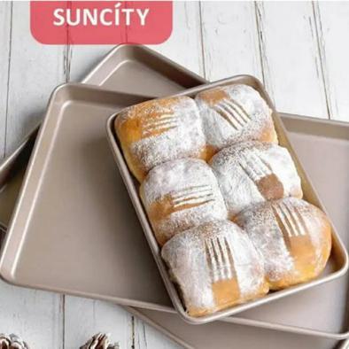 Suncity Oven Tray 17inch / Baking Pan Tray - Gold - 3231-6 Gratis Ongkir