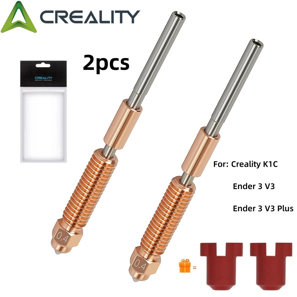 2Pcs K1C Nozzle, Unicorn Quick-Swap Ender 3 V3 Nozzle,Nozzle For Creality K1C/Ender 3 V3/Ender 3 V3