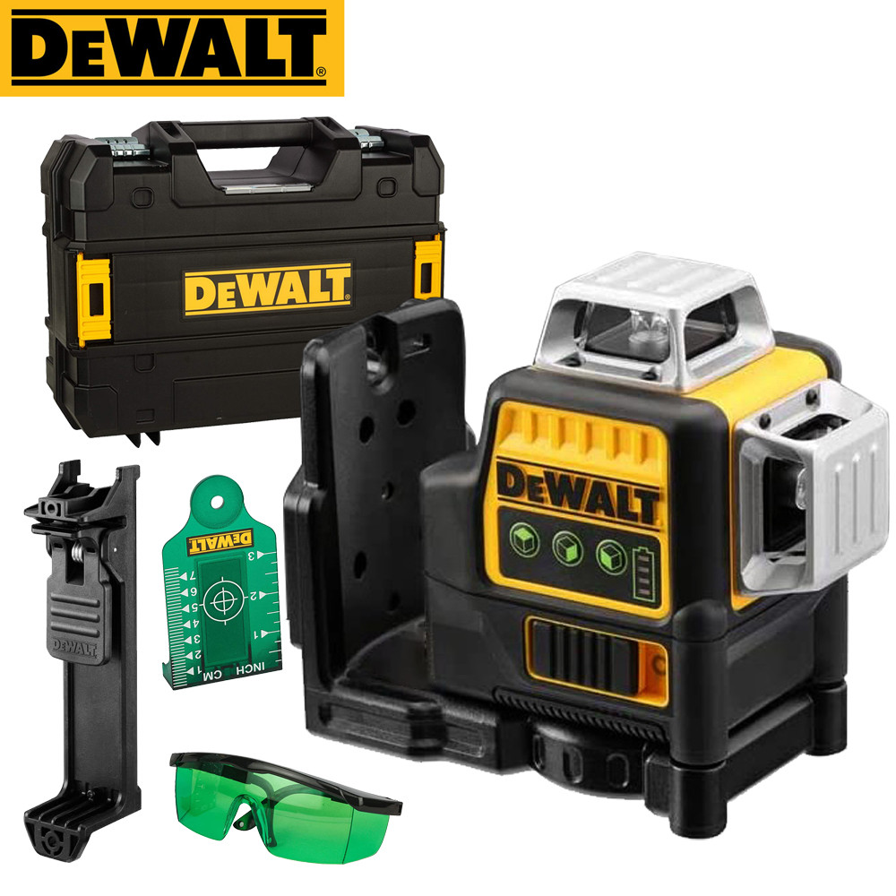 DEWALT 12 Lines Laser Level 360 Self Leveling Green Beam Laser 12V Max Li-Ion Battery Laser Level DW