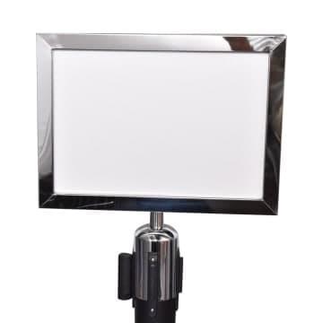 Frame Info A4 Landscape Stainless Steel