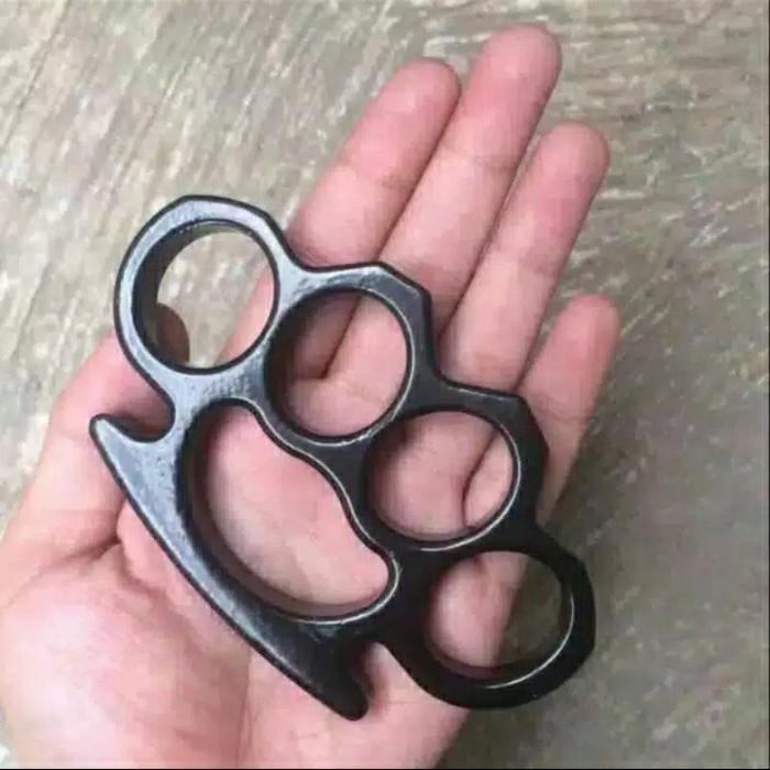 Knuckle Bernekel tinju besi tonjokan hitam