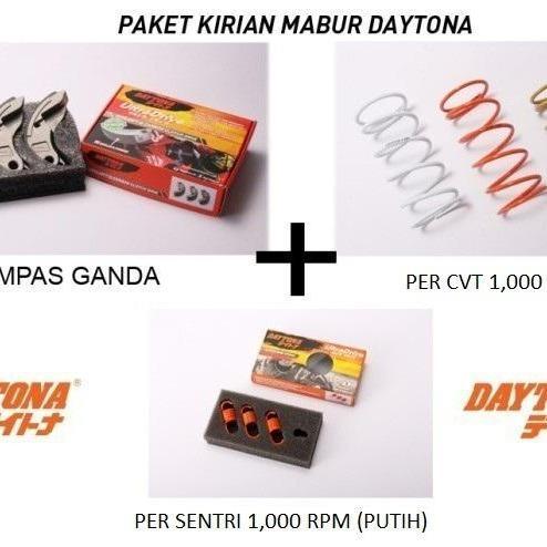 Paket Kirian Cvt Beat Esp, Scoopy Esp K44 Daytona Mabur 1,000 Rpm