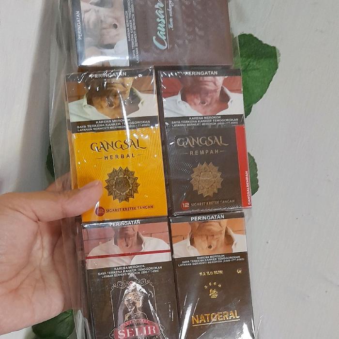 Diskon Paket Mix Isi 10 Bungkus Asap Rempah Herbal (Causar Natoeral Selir Gangsal Hitam Gangsal