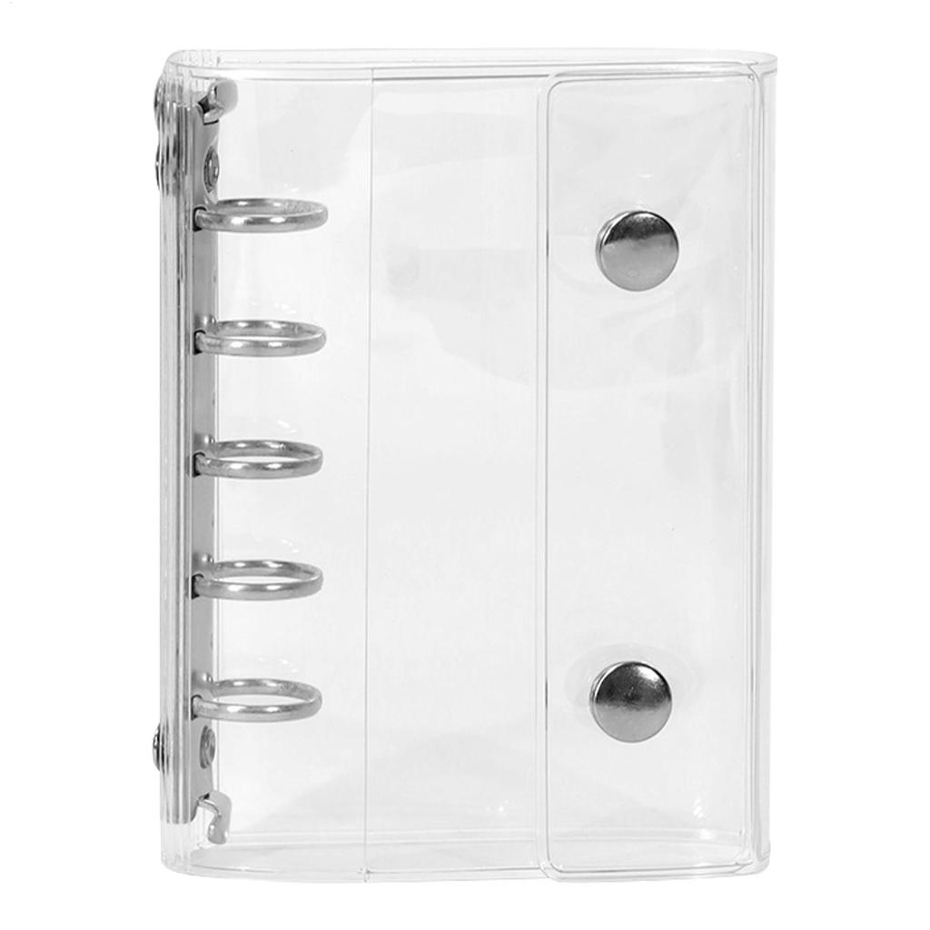Pvc Sticker Organizer M5 Binder Sticker Binder Album Organizer Book Transparent Notebook Keeper For