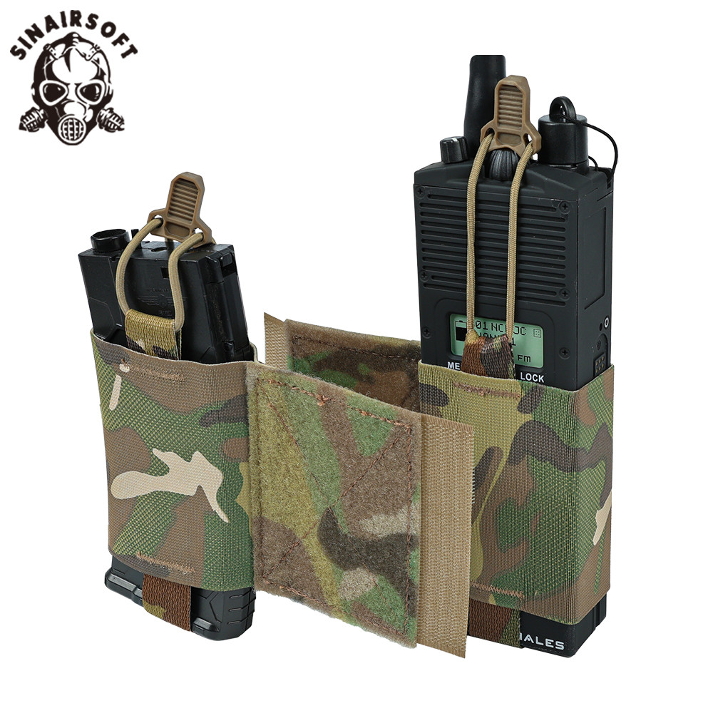 New Tactical V2 Pouch Wingman Elastic Radio Holder Magazine Pouch Shock Cord Mag Ar15 Airsoft
