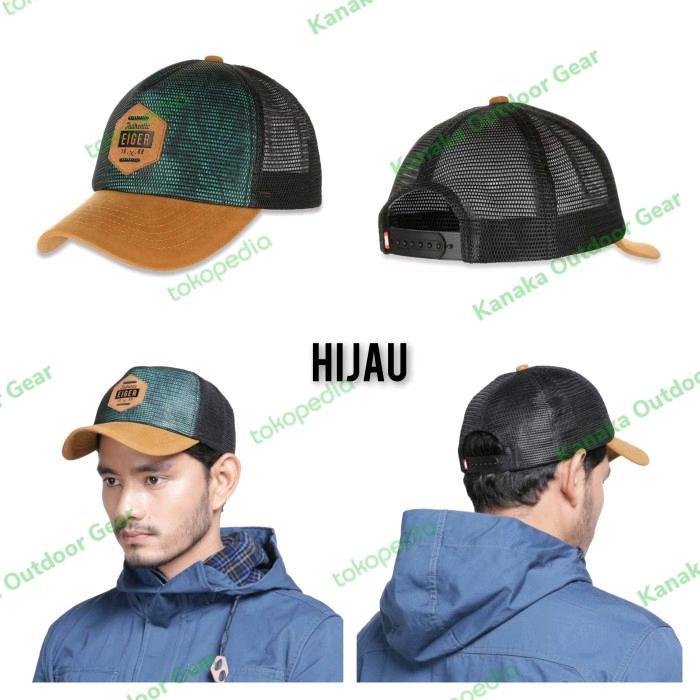 Topi Jaring Trucker Cap Hiking Trekking Outdoor Adventure Ultralight Original Eiger Milestone Cap