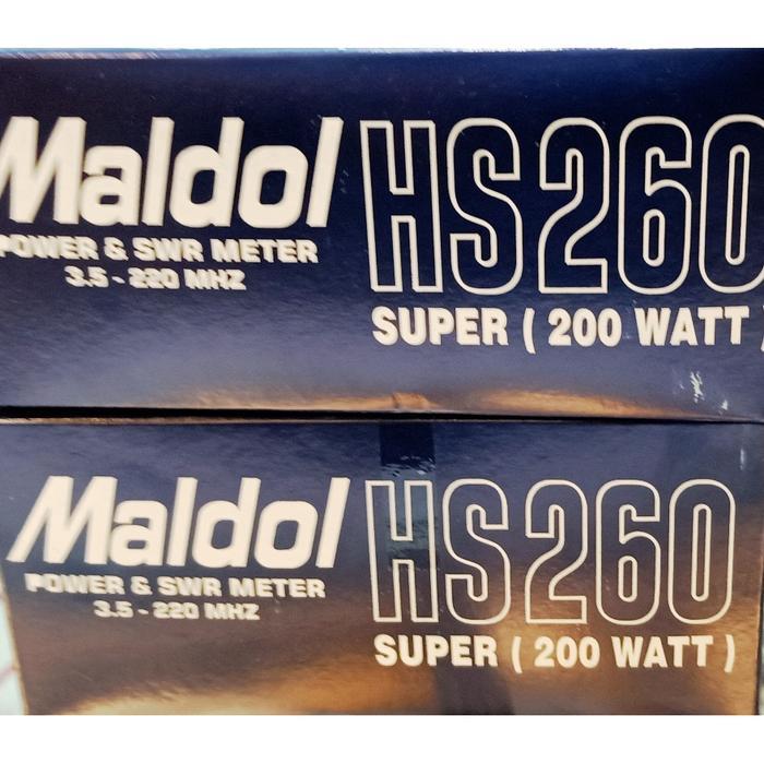 JTTOP" SWR MALDOL HS260S / SWR POWER METER MALDOL HS 260 SUPER