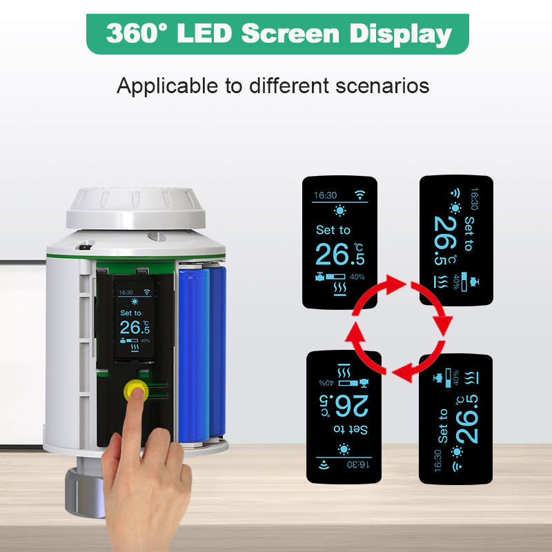 Tuya Smart Thermostatic Valve Wifi Thermostatic Valve Radiator Smart Thermostatic Valve Temperature