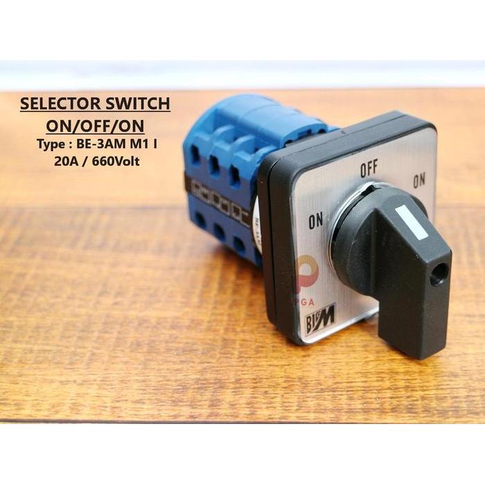 SELECTOR SWITCH ON/OFF/ON