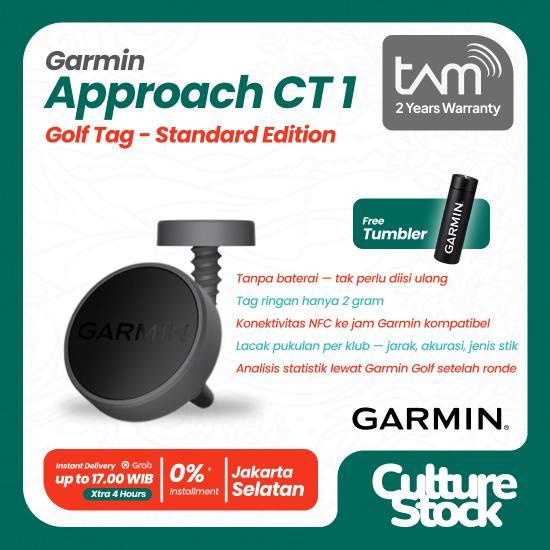 Garmin Approach Ct1 - Tag Pelacakan Klub Golf Isi 16 Tags Edisi Standar Tanpa Baterai & Koneksi Nfc