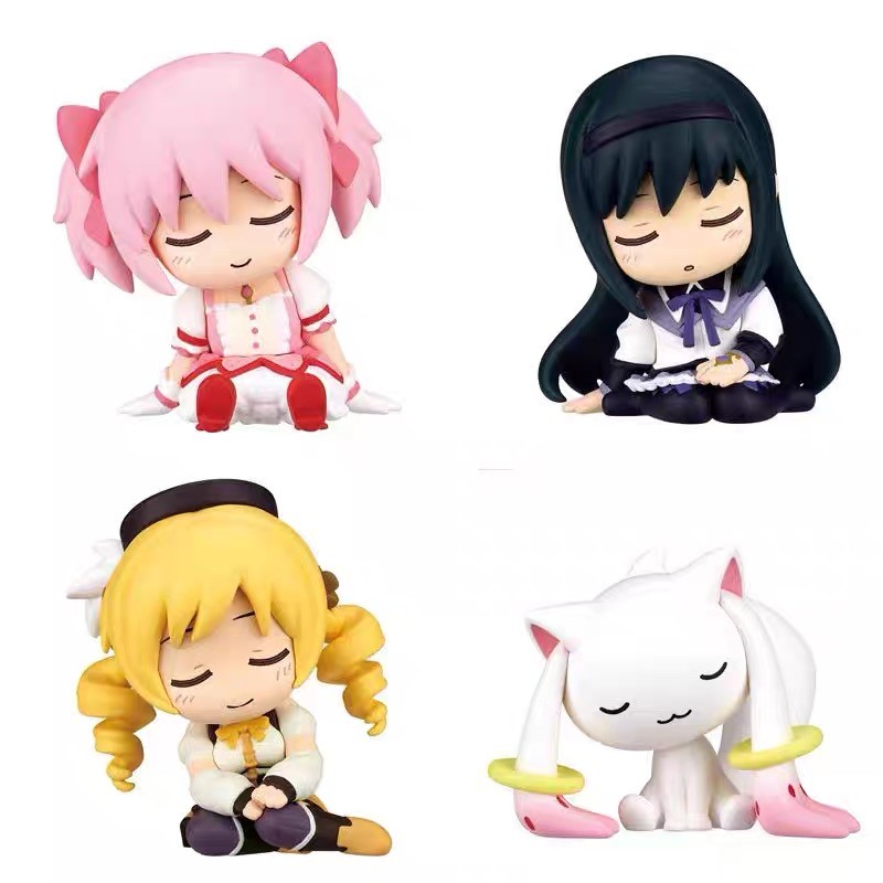Puella Magi Madoka Magica Gacha Figure Kaname Madoka Tomoe Mami Akemi Homura Incubator Gashapon