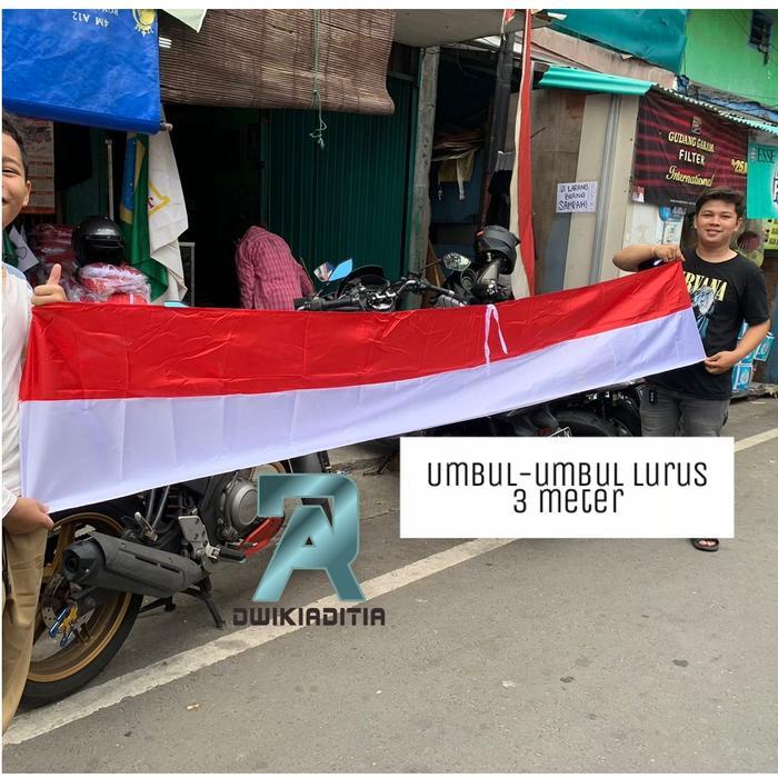 UMBUL-UMBUL MERAH PUTIH LURUS 3 METER