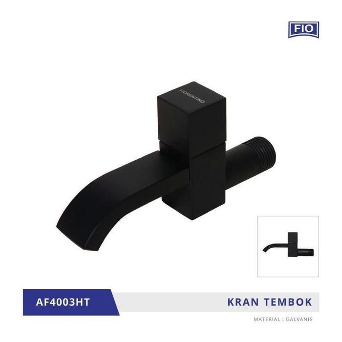Kran air Kran Tembok Kran Kamar Mandi Fiorentino HITAM BLACK SERIES TERBARU