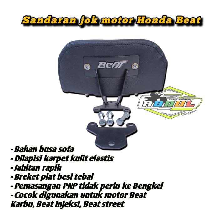 Sandaran Jok Motor Beat/Beat Karbu, Injeksi,Beat Street