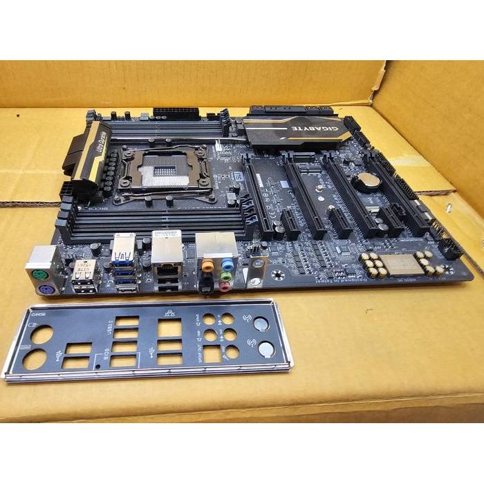 GIGABYTE MOBO GAMING GA-X99-SLI LGA 2011-V3 DDR4 LENGKAP BACKPANEL Ultra Durable untuk Performa