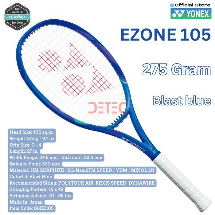 Yonex EZONE 105 275g Blast Blue - raket tenis