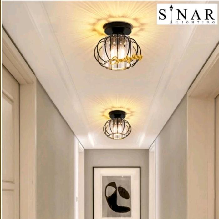 LAMPU CEILING MINIMALIS KACA 6001