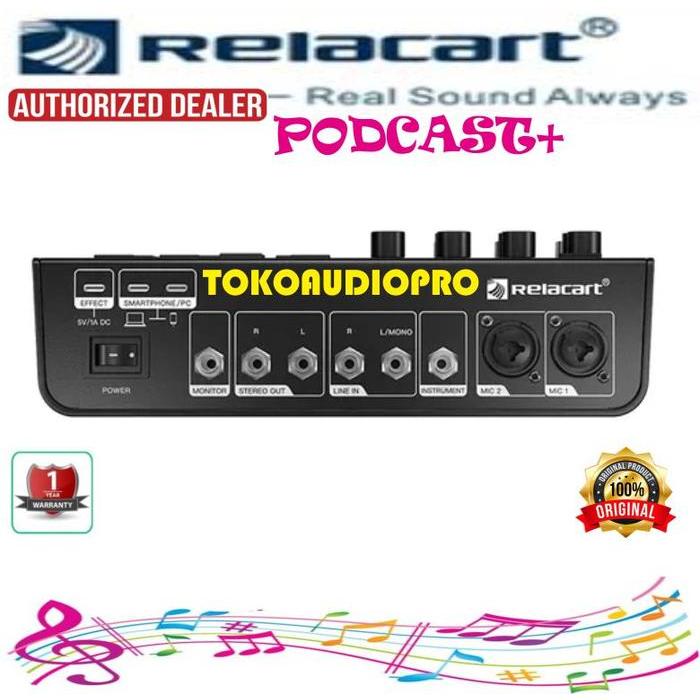 Paket Podcast Relacart Pm1 / Pm-1 / Podcast + Podcast Production Studio Ber-2 Broadcast Co