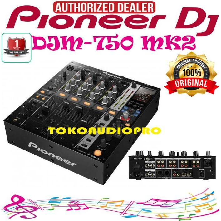 Pioneer Dj Djm 750Mk2 4-Channel Performance Dj Mixer Pioneer Djm 750Mkii Co