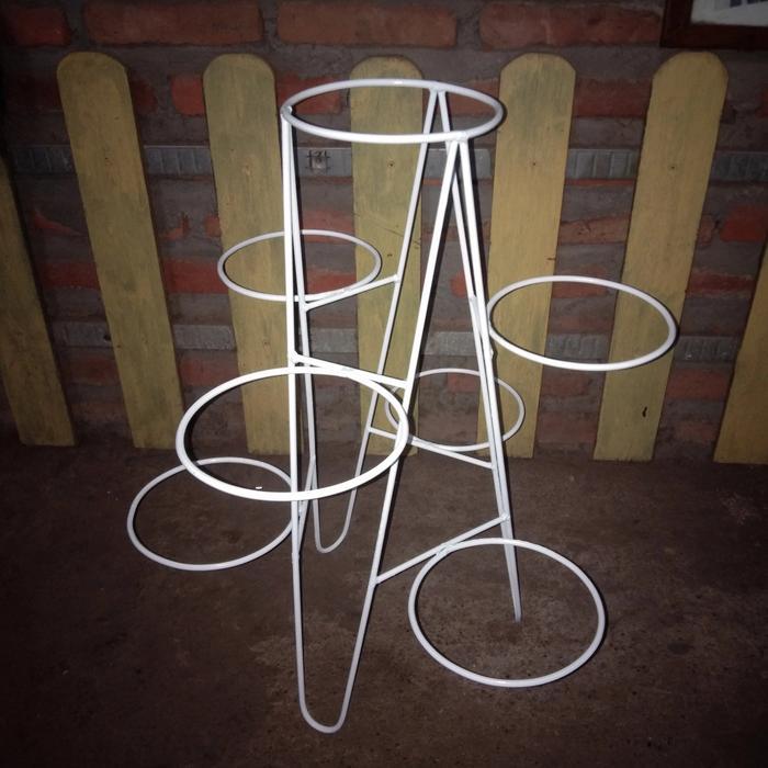 Top Rak bunga berdiri susun 7 pot