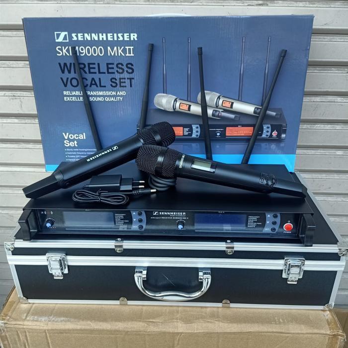 MICROPHONE WIRELESS SENNHEISER SKM9000 MK2 PLUS KOPER UHF 4 ANTENA