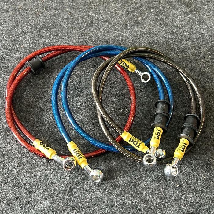 Selang Rem Tdr Depan 35Inc Karbon Selang Rem Motor Black Series Tdr Vario Beat Fizr Dll Motorcycle