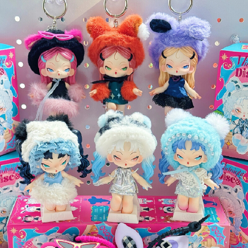 Original DODO NAMI Midnight Disco Series Vinyl Blind Box Cute Nami Doll Toy Figure Desktop Ornament