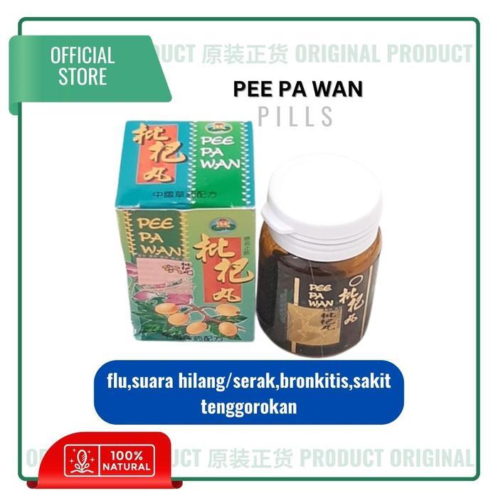 Pee Pa Wan 50's Original Impor Cina - Obat Flu Pilek Suara Hilang Serak Bronkitis Sakit Tenggorokan