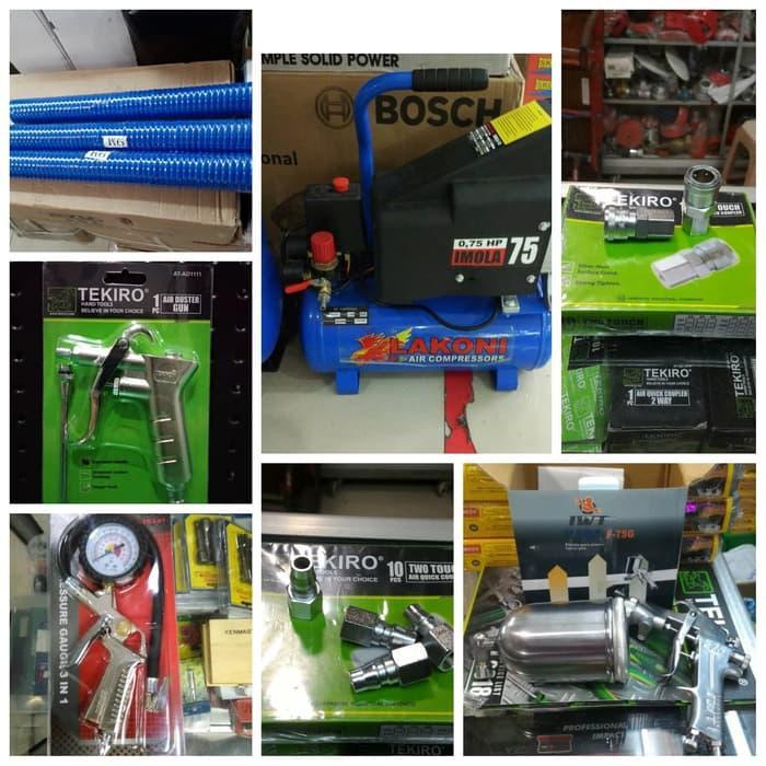 PAKET LENGKAP MURAH KOMPRESOR LAKONI IMOLA 75   CAT   ISIAN ANGIN