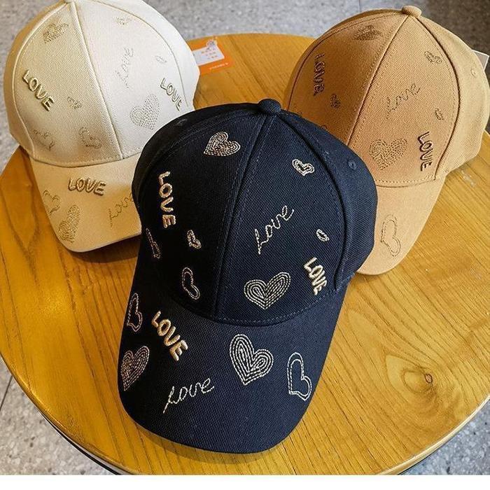 Topi Wanita Topi Baseball Hard Top Versi Korea Model Baru Pasangan Serbaguna Santai Perlindungan