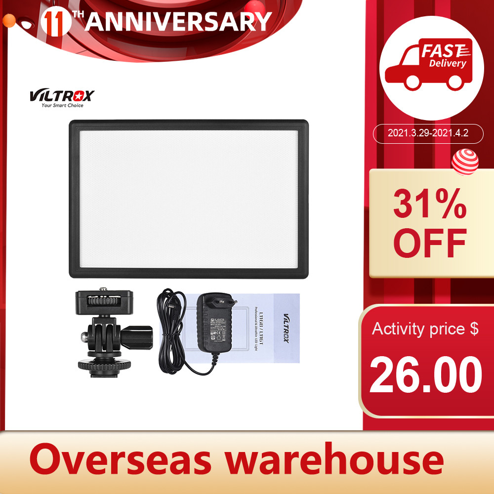 Viltrox L116T Led Video Light For Canon N Ca Dv Camcorder Photo Studio Photography Lighting System