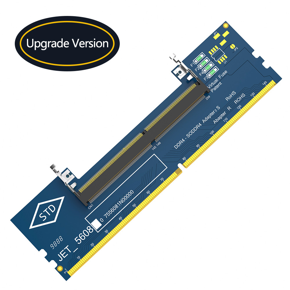 DDR4 Laptop SO DIMM RAM to Desktop DDR4 Adapter Card Memory Tester 4 to DDR4 Converter for Desktop
